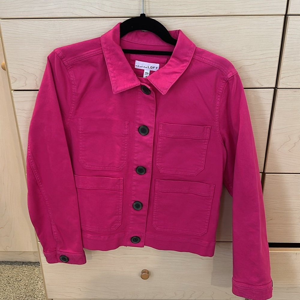 LOFT Pink Blazer Jacket - Picture 5 of 9